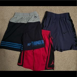 Boys shorts. 3 pair. Size Medium.